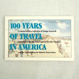 100 Years of Travel Postcard Collection Vintage 1991 American Express Exclusive